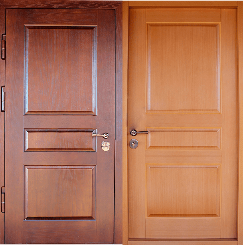 Заказать ST-581 Стальная дверь для частного дома, филенчатый МДФ