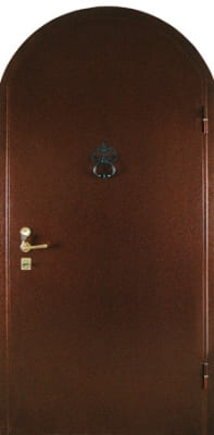 Заказать входная арочная дверь ST-469 с порошковым напылением