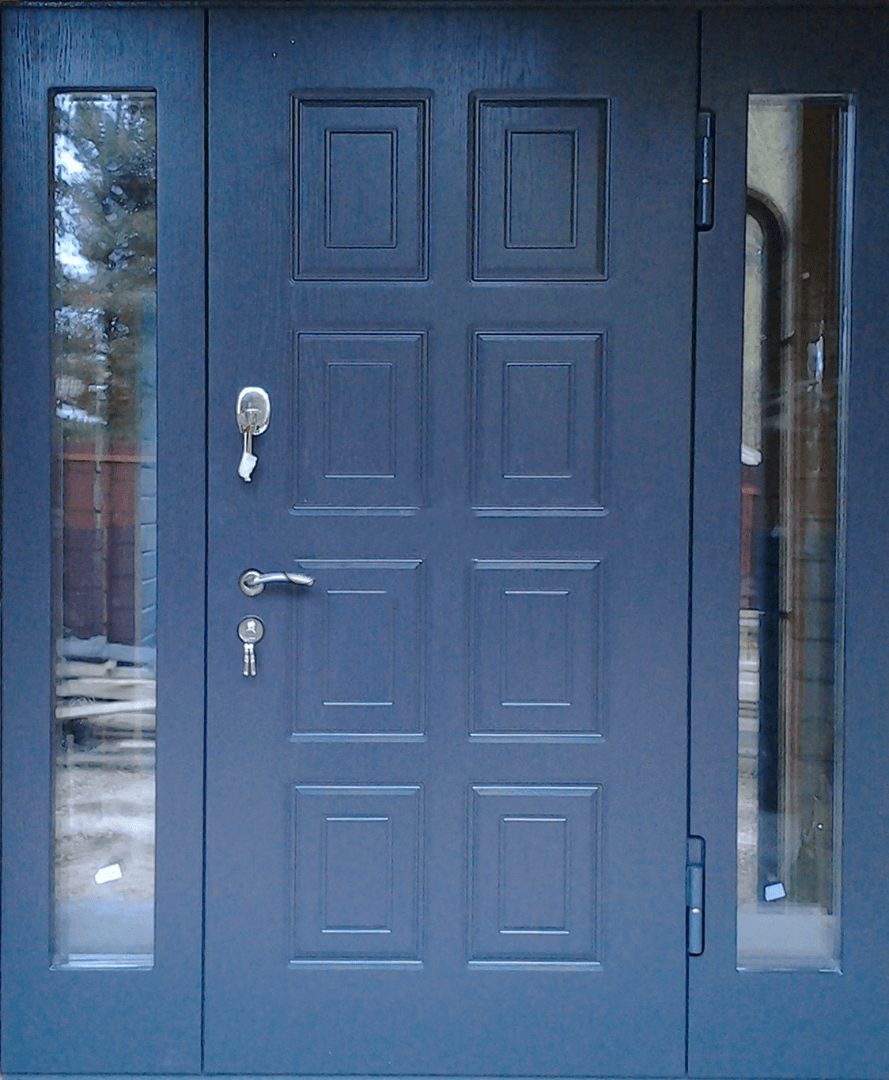 Заказать ST-582 Парадная дверь для частного дома со стеклом