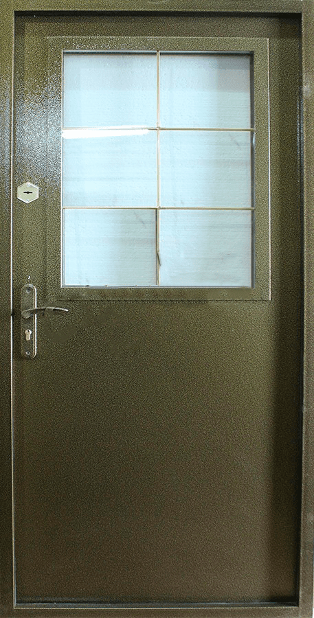 Заказать металлическая дверь с окном ST-651