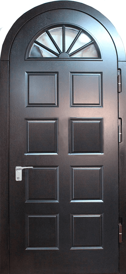 Заказать железная арочная дверь ST-647 черная