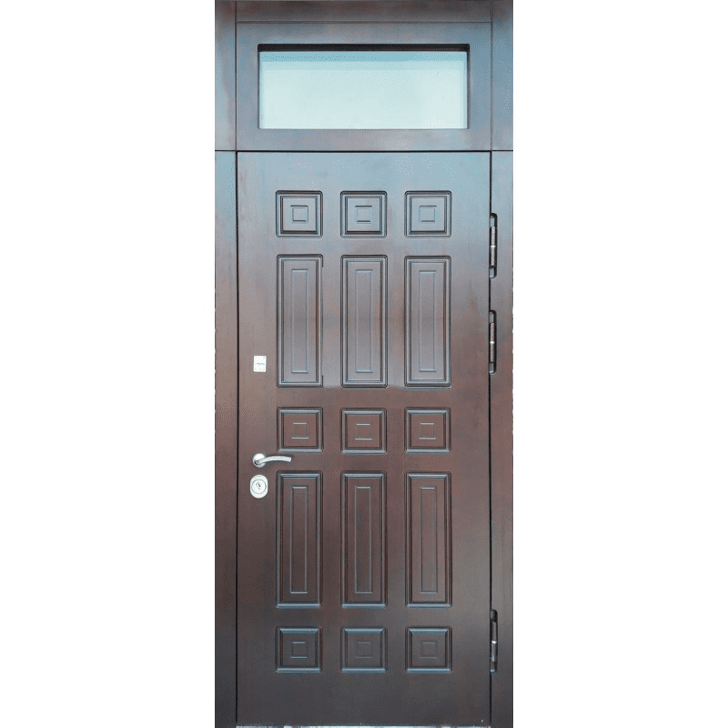 Заказать ST-634 Металлическая дверь МДФ шпон филенчатый