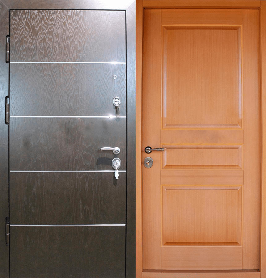 Заказать металлическая дверь для квартиры ST-654 МДФ с молдингом